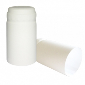 Shrinkable capsules WHITE 31x55