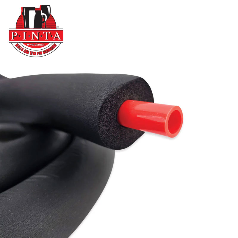 Tubo coibentato per chiller a glicole diam. int. 9 mm - ROSSO - 2 metri