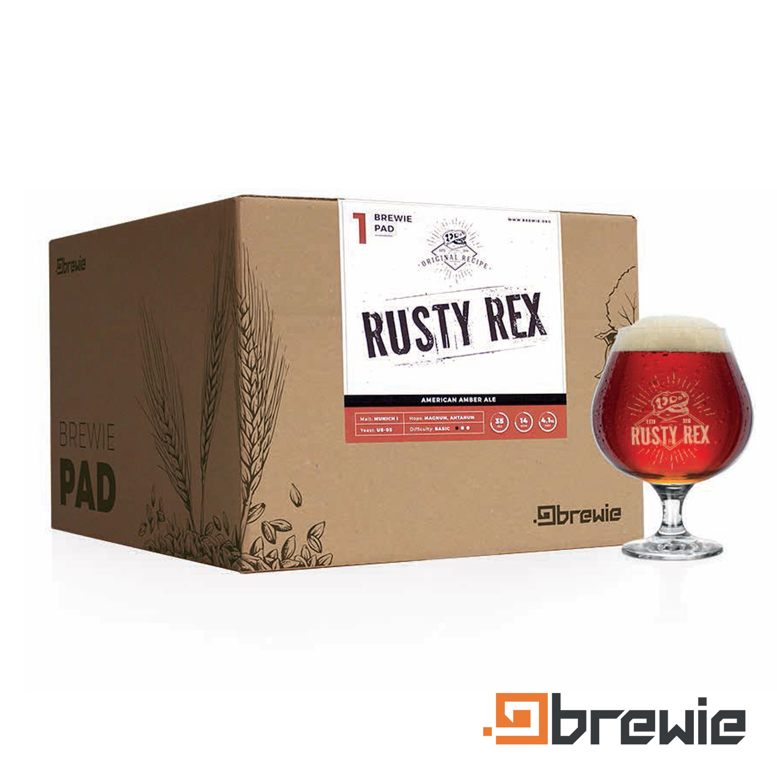 PINTA Kit All Grain Rusty Rex American Amber Ale