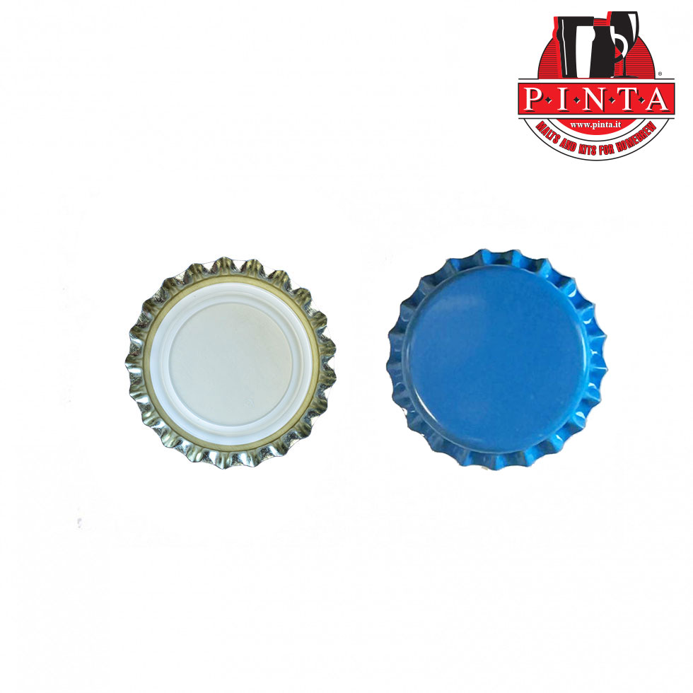 Tappi corona diam. 26-200pz., AZZURRO