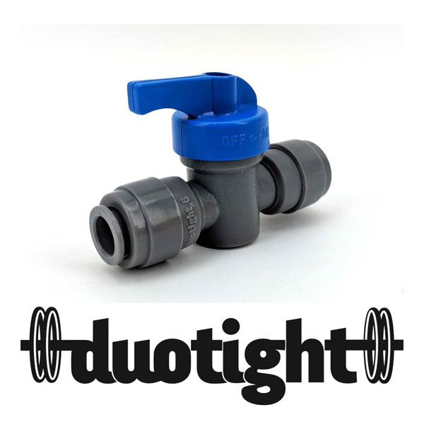 Duotight – Vanne à bille femelle 8 mm (5/16) / Vanne d’arrêt