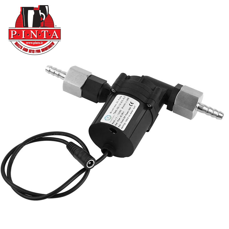 Pompa per mosto DC12V con portagomma in acciaio