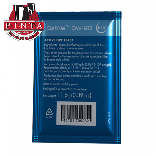 Levadura seca Fermentis BW 20 11 g