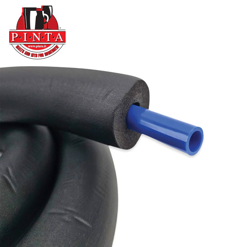 Tubo coibentato per chiller a glicole, diam. int. 9 mm - BLU - 2 metri