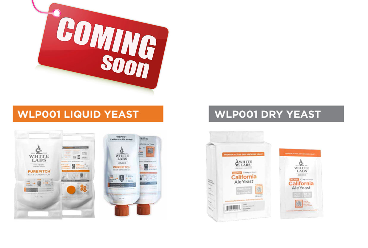 SOON THE FIRST WHITE LABS DRY YEAST