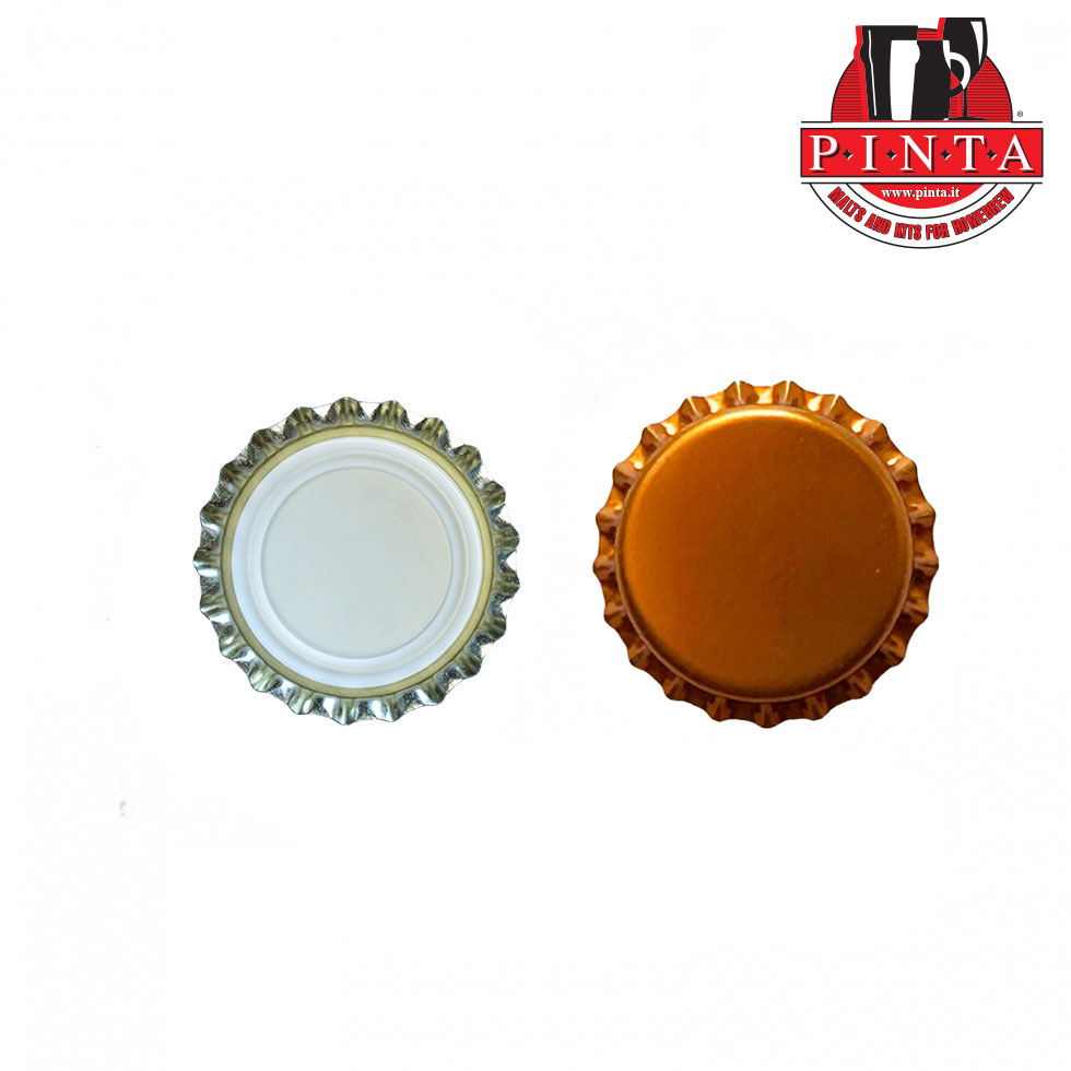 Tappi corona diam. 26 - 200pz., color RAME