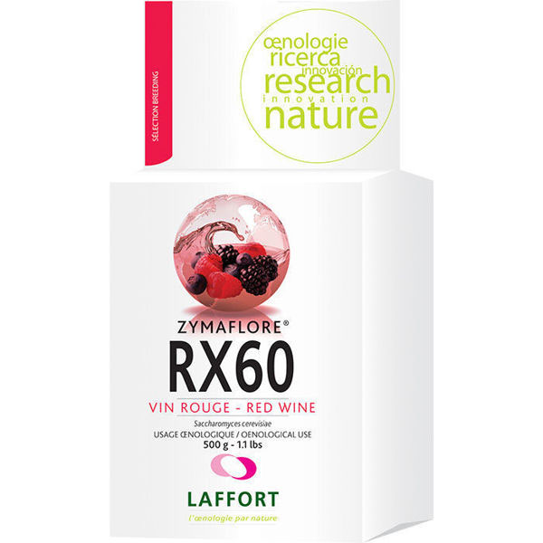 Levadura Enológica Laffort Zymaflore RX60 0,5 kg | Para Vinos Tintos Frutales y Especiados