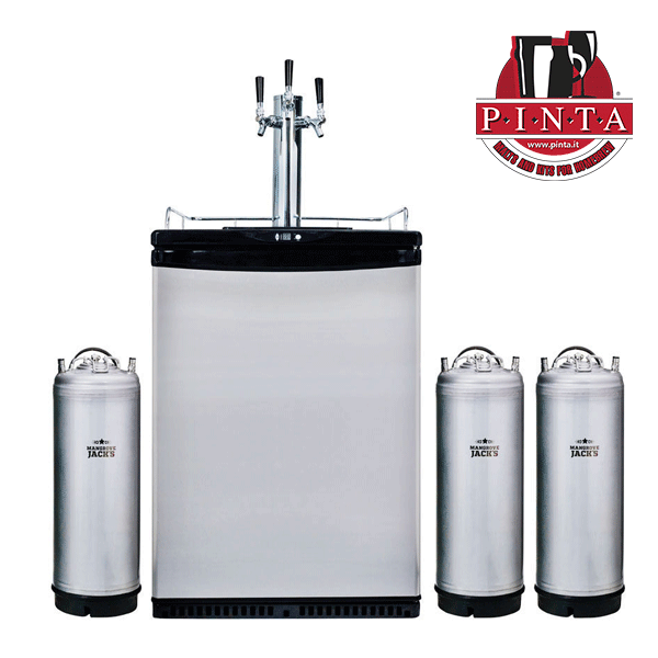 PINTA Offerta Kegerator + 3 keg 19 lt Mangrove Jacks