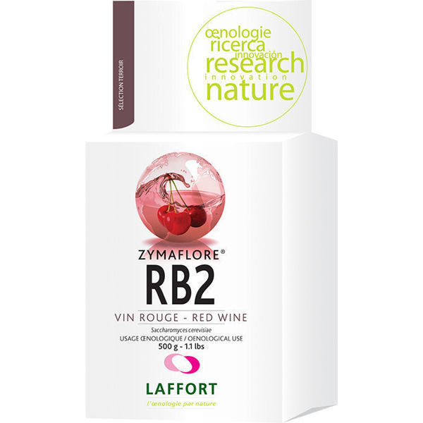 Levadura Enológica Laffort Zymaflore RB2 0,5 kg | Para Vinos Tintos Frutales y Elegantes