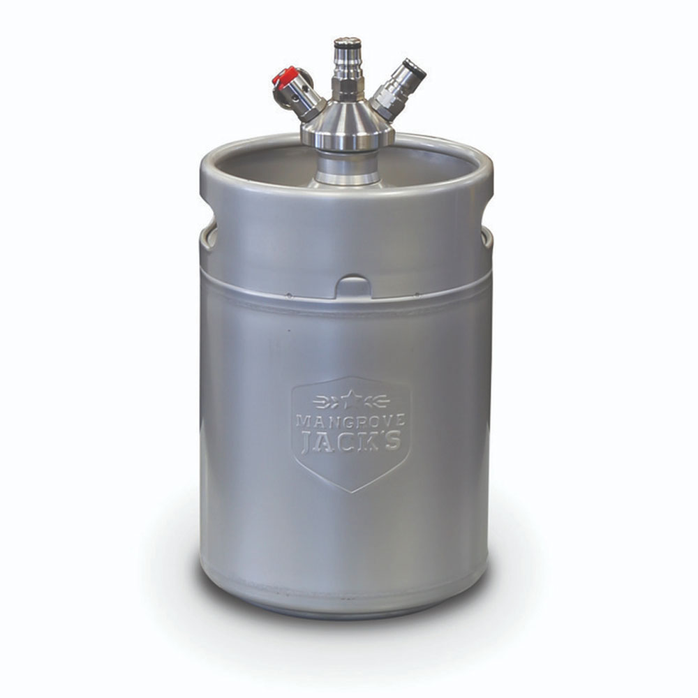 PINTA Mangrove Jacks Mini Keg with Ball Lock Cap 5L