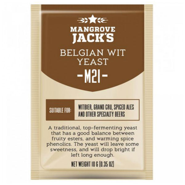 Yeast Mangrove Jack's  Belgian Wit M21 10gr