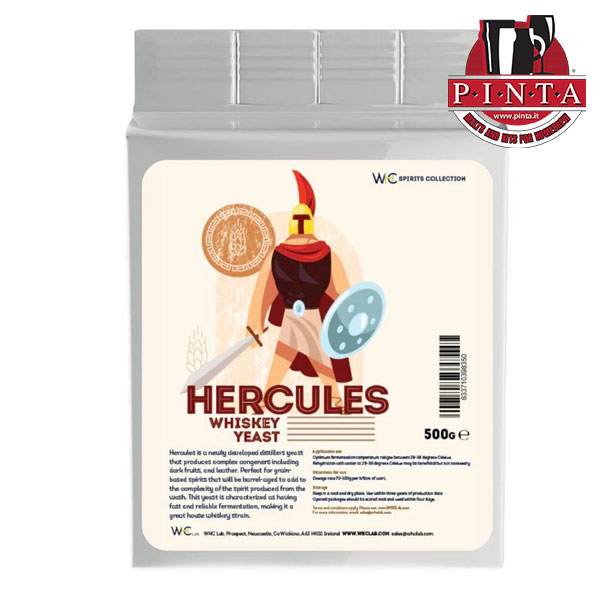 Hercules distillation yeast - Thermotolerant Whiskey 500 g.