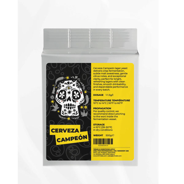 WHC Cerveza Campeón – Yeast Mexican Lager 500g.
