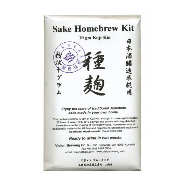 KOJI-KIN 10 g para Sake – Cultivo de Aspergillus oryzae para 22 Litros