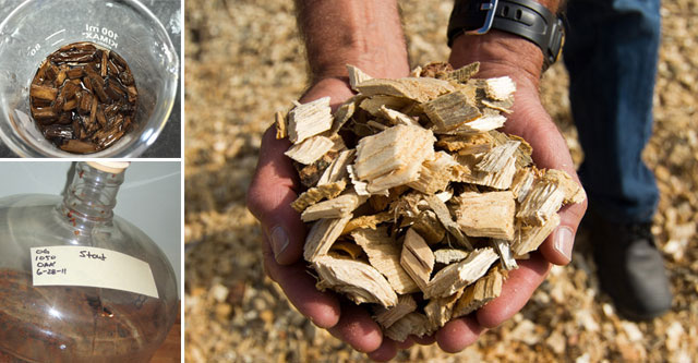 Oak Chips dans la bière leur utilisation et comment les utiliser?