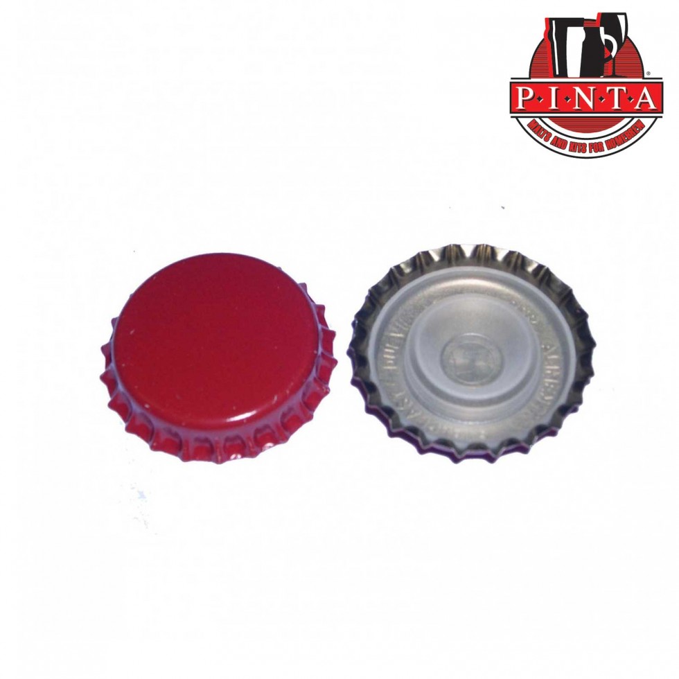 Tappi corona con bidules corto - ROSSO-200pz.