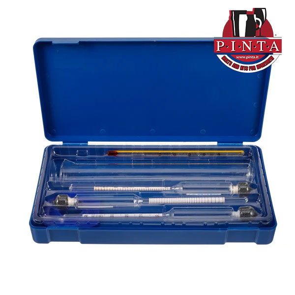 Juego de 3 Alcoholímetros con Termómetro – Medidor de Graduación Alcohólica 0–100%