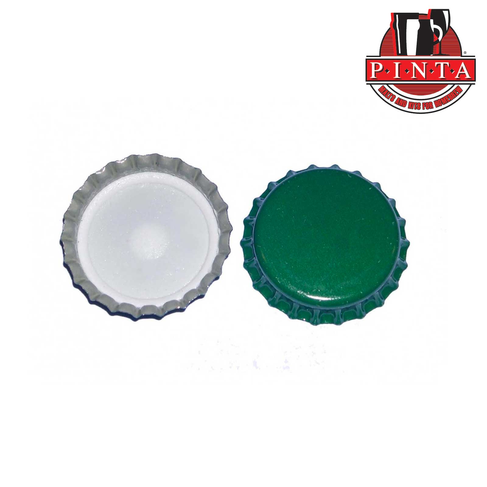 Tappi a corona diam.29 pz. 200 VERDE