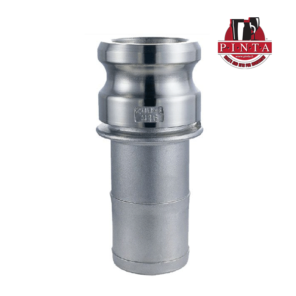 Lot 4 Raccords Camlock Type C Et E - Taille 2.5cm (1") - Polypropylène - Pour Tuyaux Eau, Air, Liquides