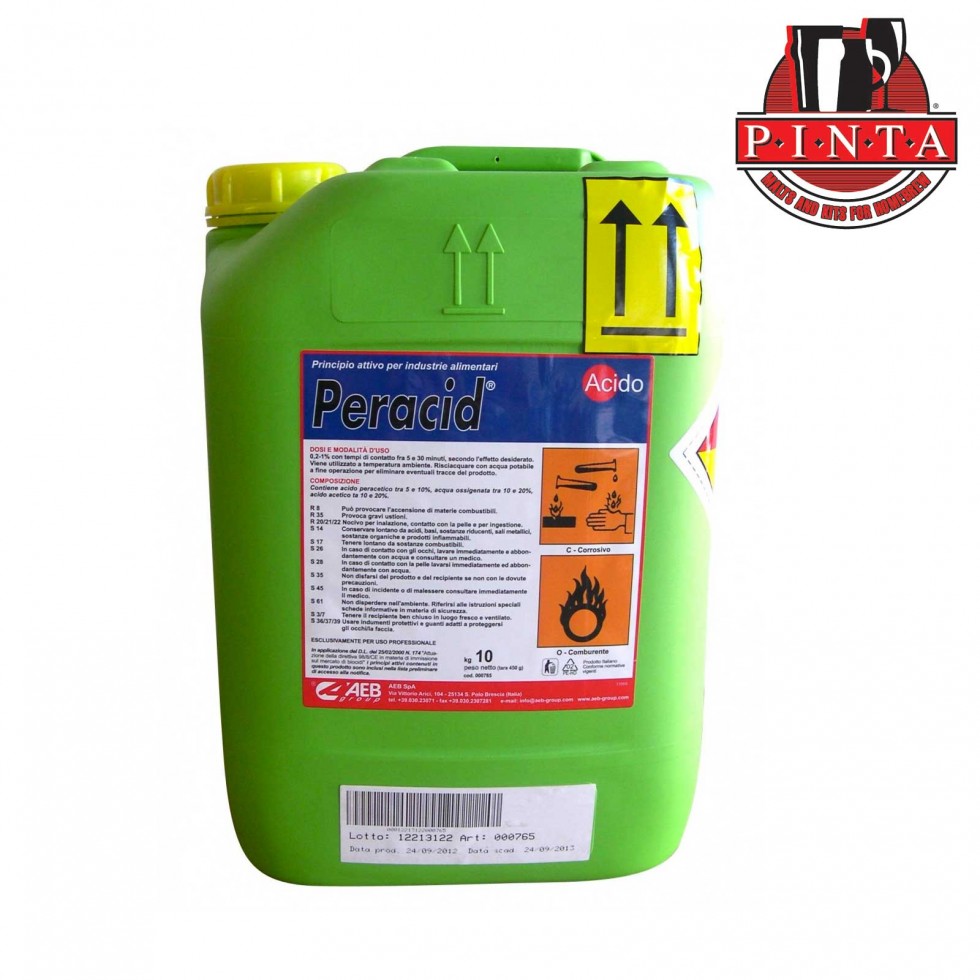 PINTA - Peracid Acido Peracetico sanificante kg.10