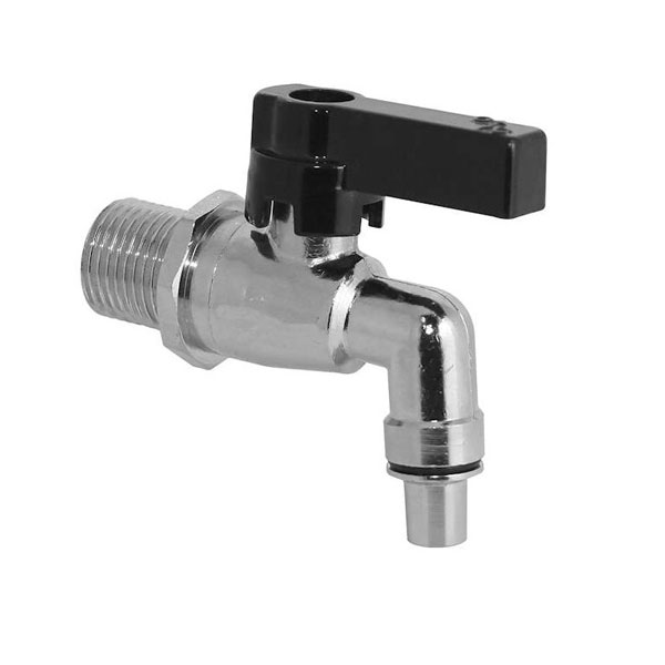 Grifo de latón cromado con rosca de 1/2