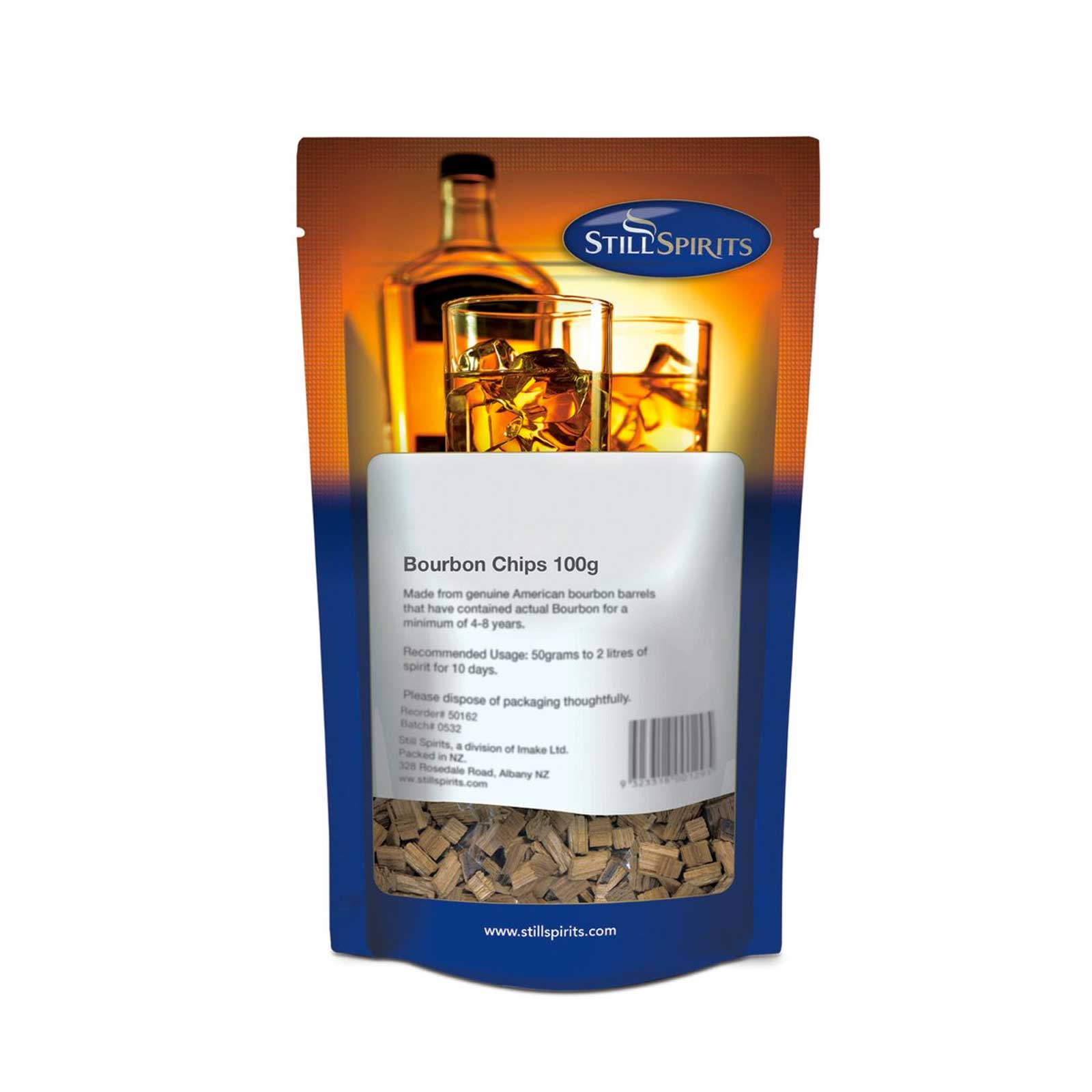 PINTA StillSpirits Kentucky Bourbon Chips 100gr