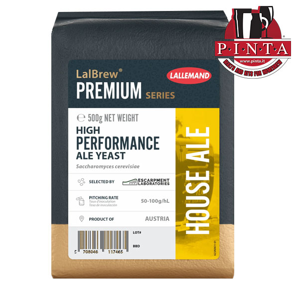 LalBrew® House Ale 500 g. – Levadura de alto rendimiento para cervezas limpias y versátiles | Lallemand Brewing