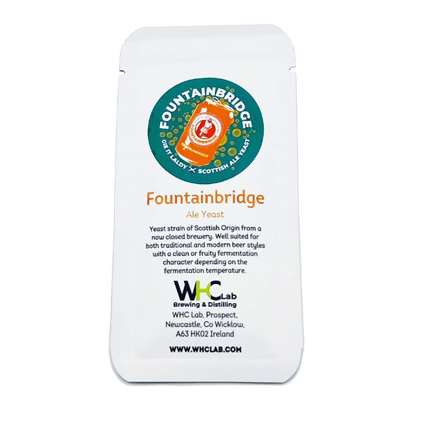 WHC Fountainbridge Ale Yeast – Lievito per Pale Ale, Cask Ale e West Coast IPA 11g.