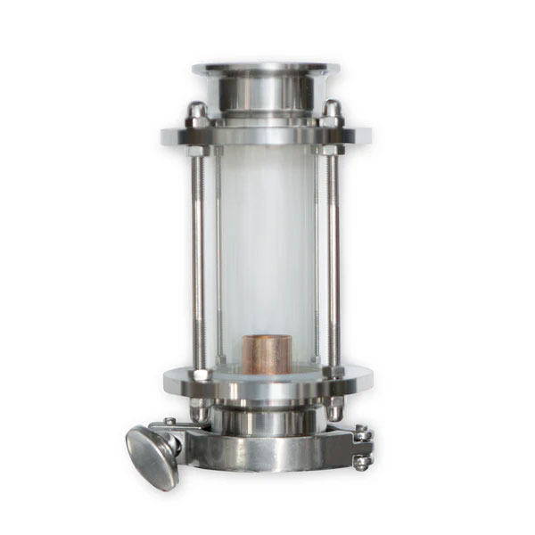 Create+ Sight Glass Bubble Plate 2” Tri-Clamp – Piatto a Bolle in Rame con Spia in Vetro per Distillazione