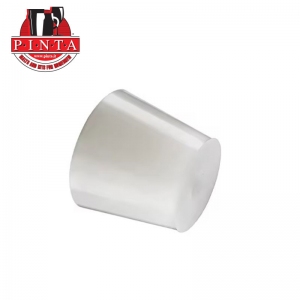 Silicone stopper with 8mm hole #10(49x40xh38mm)