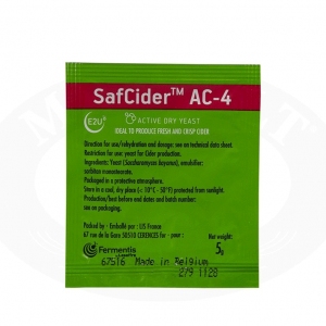 Lievito secco Fermentis SafCider AC-4 - g 5