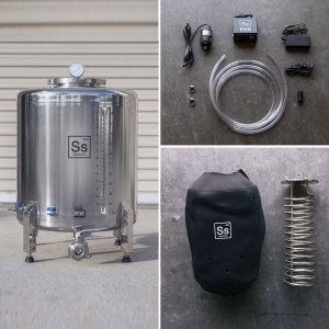 Brite tank 1BBL + FTS temperature control + Coil Chiller and neoprene jacket