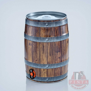 5lt wood-like drum. with tap