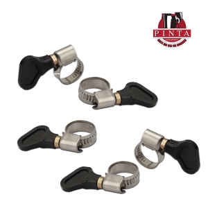 Set of 10 hose clamps for 10-16 mm pipes
